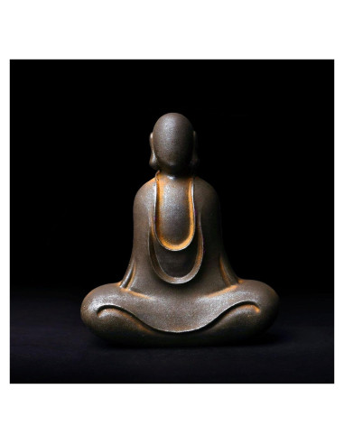 Estatua de Buda Sin Rostro Daisylily de Cobre 8.4x9.7cm