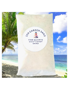 Arena de Cuarzo Blanco Essoya 450g para Jardín Zen y Ritual