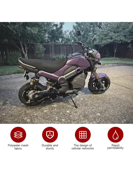 Funda de Asiento Universal DYEKNEE para Vehículo Eléctrico Negra