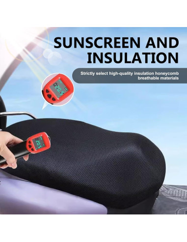 Funda de Asiento Universal DYEKNEE para Vehículo Eléctrico Negra