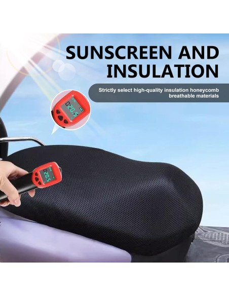 Funda de Asiento Universal DYEKNEE para Vehículo Eléctrico Negra