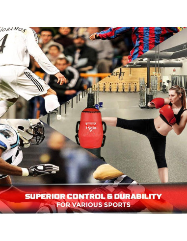 Bolsa de Golpes y Lanzamientos PGS MMA 120 cm Rojo Negro
