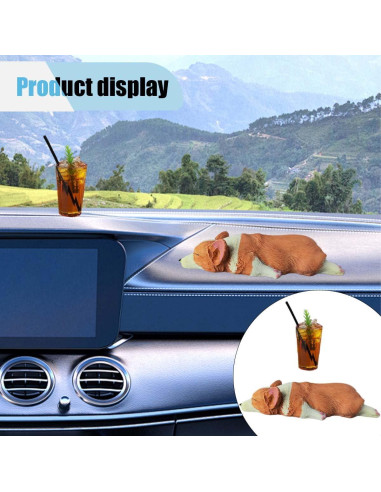 Adorno de Espejo Retrovisor Coche Corgi Durmiendo BDZMC