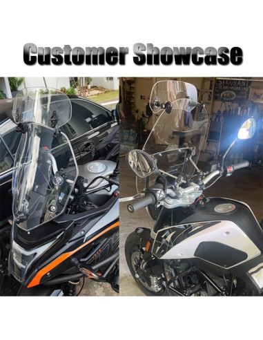 Extensión de Parabrisas Kucehiup Ajustable Universal 28.4 cm