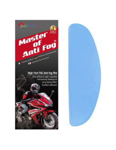Película Anti-Niebla para Casco de Motocicleta XII Azul Polarizado
