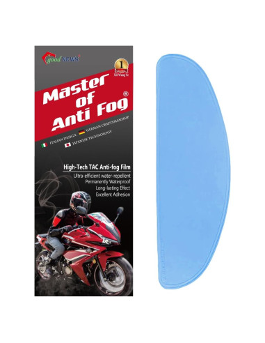 Película Anti-Niebla para Casco de Motocicleta XII Azul Polarizado