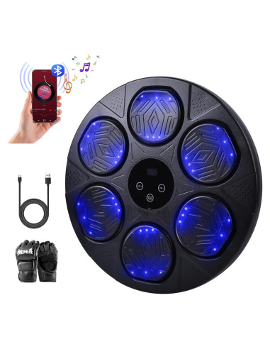 Máquina de Boxeo Musical renZEC QBJ-66 con Guantes, 1.81kg