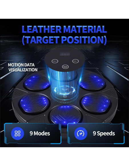 Máquina de Boxeo Musical renZEC QBJ-66 con Guantes, 1.81kg