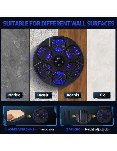 Máquina de Boxeo Musical renZEC QBJ-66 con Guantes, 1.81kg