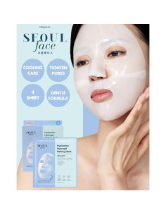 Mascarilla Facial Hidrogel DERMAL Hialurónico 4ea - Hidratación Profunda 2