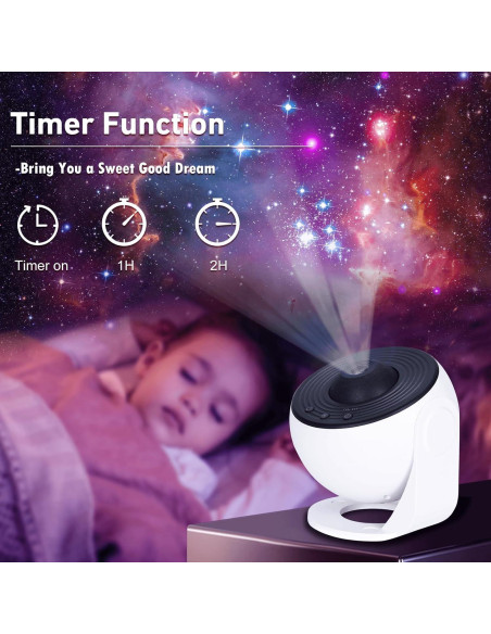 Proyector Galaxy 13 en 1 YunLone Luz Nocturna Estelar