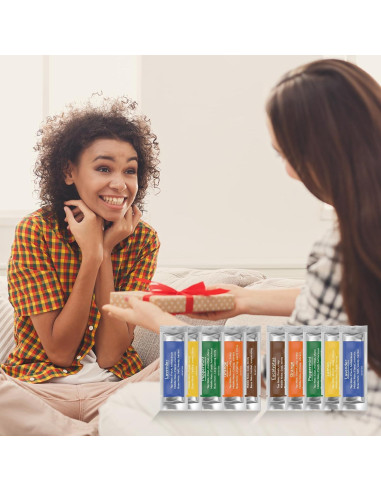 10 Recargas Ambientadores RoyAroma Clips Ventilación Aromas Lavanda, Limón, Menta, Naranja, Eucalipto