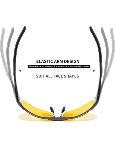 Gafas de Sol Deportivas MIRYEA Fotoquímicas Polarizadas UV400