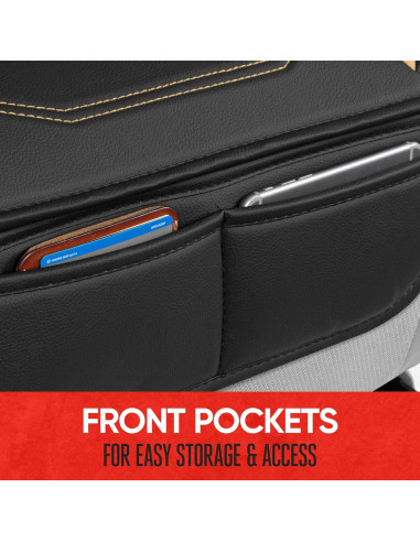 Cubierta de Asiento Delantero LuxeFit Motor Trend Beige