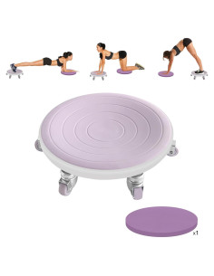 Rueda de Abdominales Tasidingster 6 Ruedas con Rodilleras