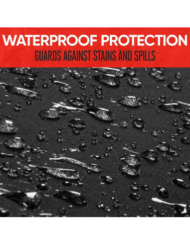 Cubiertas de Asiento Impermeables Motor Trend SpillGuard Beige