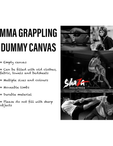 Muñeco de Grappling Shaza para Niños 100 cm - Entrenamiento MMA