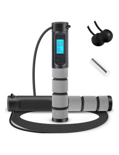 Cuerda para Saltar Wastou con Contador Digital Ajustable 2.79m