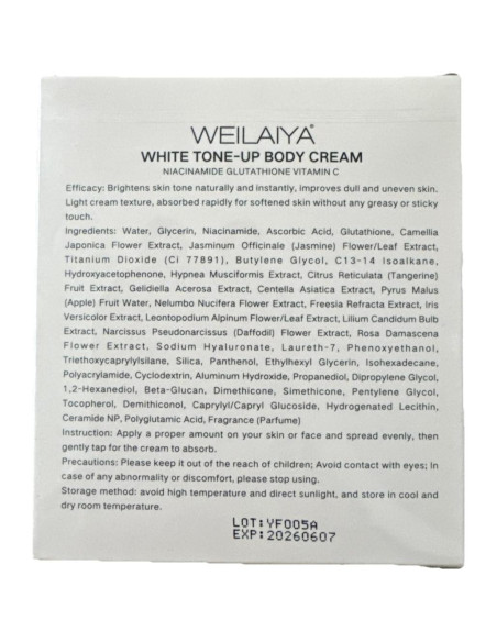 Crema Diurna SPF30 PA+++ Camelia 200g - Niacinamida, Vitamina C