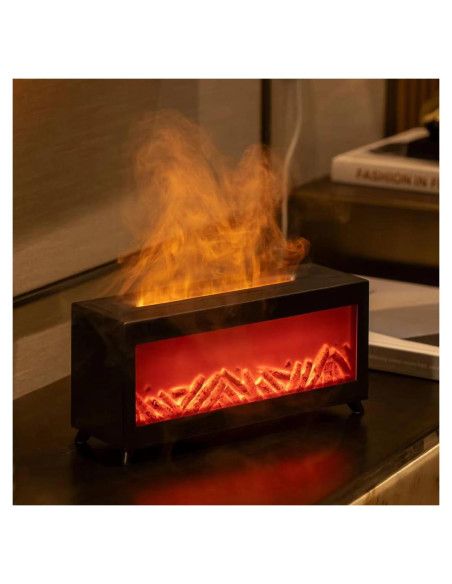 Difusor de Llama HTMOVAET 220ml Aromaterapia Ultra Silencioso