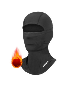 Pasamontañas Térmico Invierno Unisex Negro para Esquí