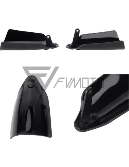 Soporte de Manillar FVMOTO Guardamanos Negro para Harley 2009+