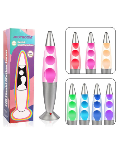 Lámpara de Movimiento LED 40cm GY Rosa y Transparente