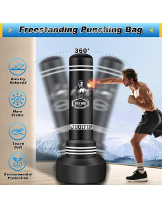 Saco de Boxeo Inflable JUOIFIP 177.8 cm para Adultos MMA 2