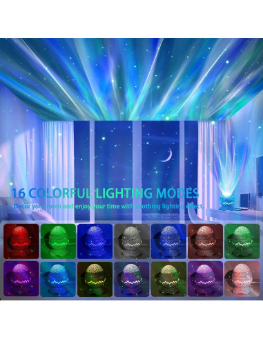 Proyector de Estrellas AIRIVO HJ-XKD02 con Bluetooth y Ruido Blanco