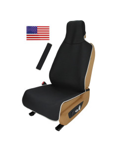 Funda de Asiento de Coche VSHIELD Neopreno Impermeable Negro