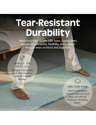 Alfombrilla de Yoga Retrospec Solana 1.27 cm Antideslizante