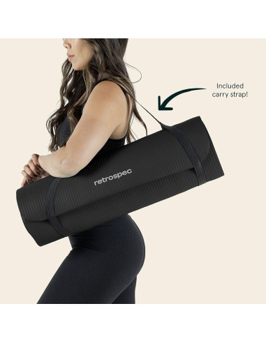 Alfombrilla de Yoga Retrospec Solana 1.27 cm Antideslizante