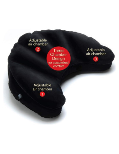 Cojín de Meditación Inflable Mobile Meditator Negro Ajustable