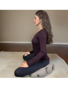 Cojín de Meditación Inflable Mobile Meditator Negro Ajustable 2