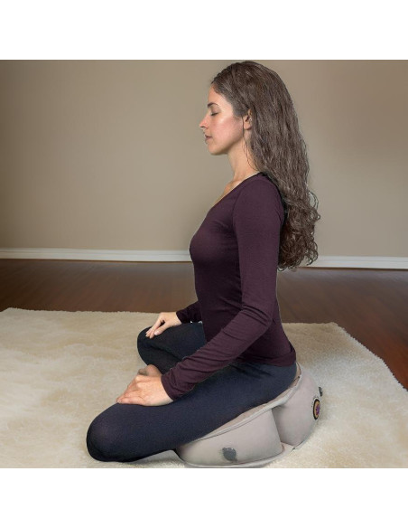 Cojín de Meditación Inflable Mobile Meditator Negro Ajustable
