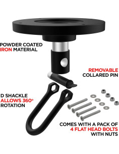 Soporte de Techo RDX para Pelota de Velocidad 360 Negro 2