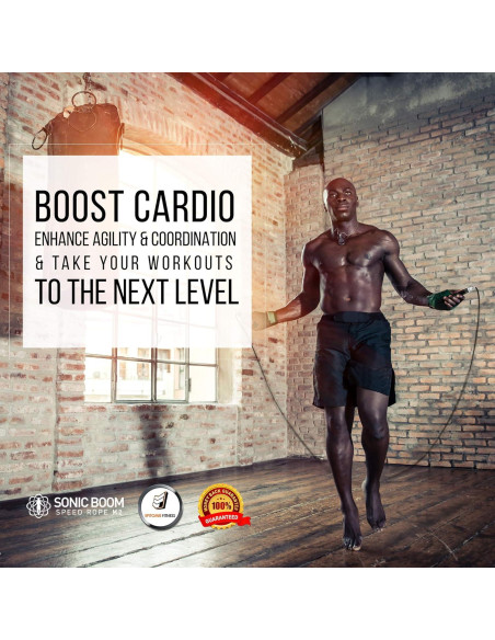 Cuerda de Salto Epitomie Fitness Sonic Boom M2 Ajustable