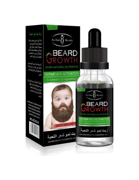 Aceite para Barba AICHUN BEAUTY 30ml - Nutrientes Naturales