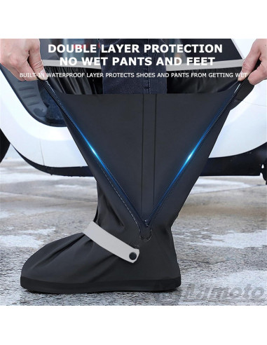 Cubiertas de Zapatos de Lluvia MJMOTO Mediano Impermeables