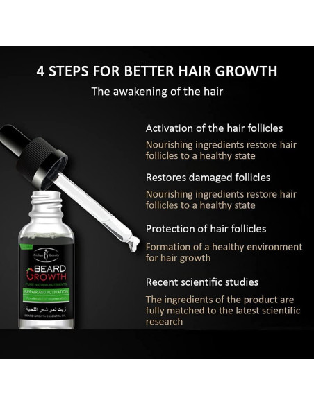 Aceite para Barba AICHUN BEAUTY 30ml - Nutrientes Naturales