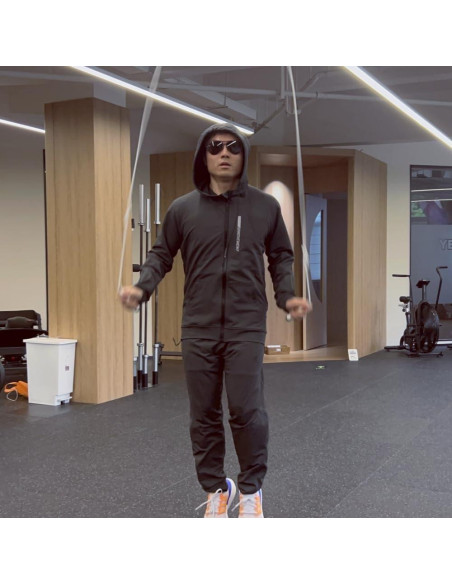 Cuerda de Salto IDOU PVC 5MM Ajustable 3M Blanco Antideslizante