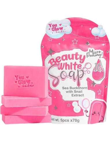 Jabones Blancos de Belleza You Glow Babe 70g x 5 Espino Marino