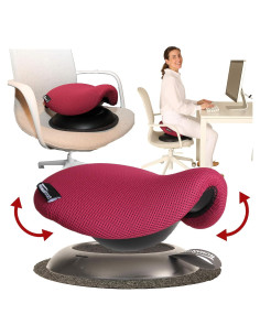 Silla de Montura Ergonómica Human Tool Rosa - Portátil y Compacta