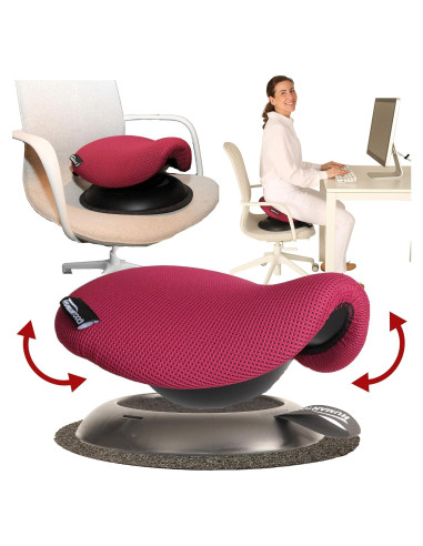 Silla de Montura Ergonómica Human Tool Rosa - Portátil y Compacta