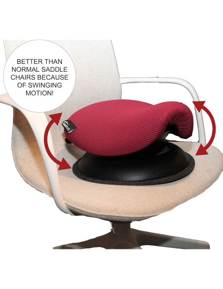 Silla de Montura Ergonómica Human Tool Rosa - Portátil y Compacta