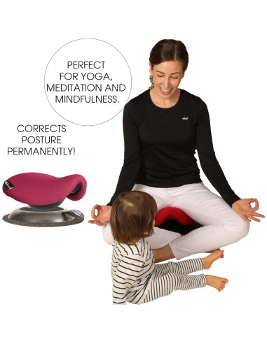 Silla de Montura Ergonómica Human Tool Rosa - Portátil y Compacta