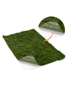 Alfombra de Musgo Seco BYHER Verde 35 x 23 cm para Decoración