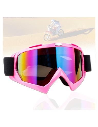 Gafas de Motocicleta Off Road - Lentes Claras y Ajustables
