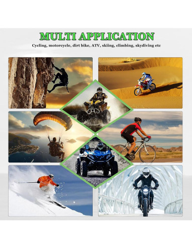 Gafas de Motocicleta Off Road - Lentes Claras y Ajustables