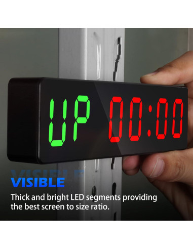 Temporizador de Gimnasio Jhering Portátil LED Recargable